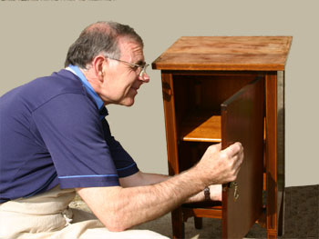 We restore and sell second-hand and antique furniture.