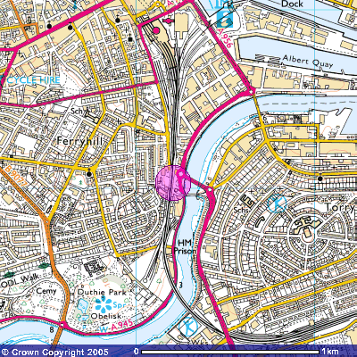 Pitmedden Furniture Workshop - The Arches Aberdeen location map